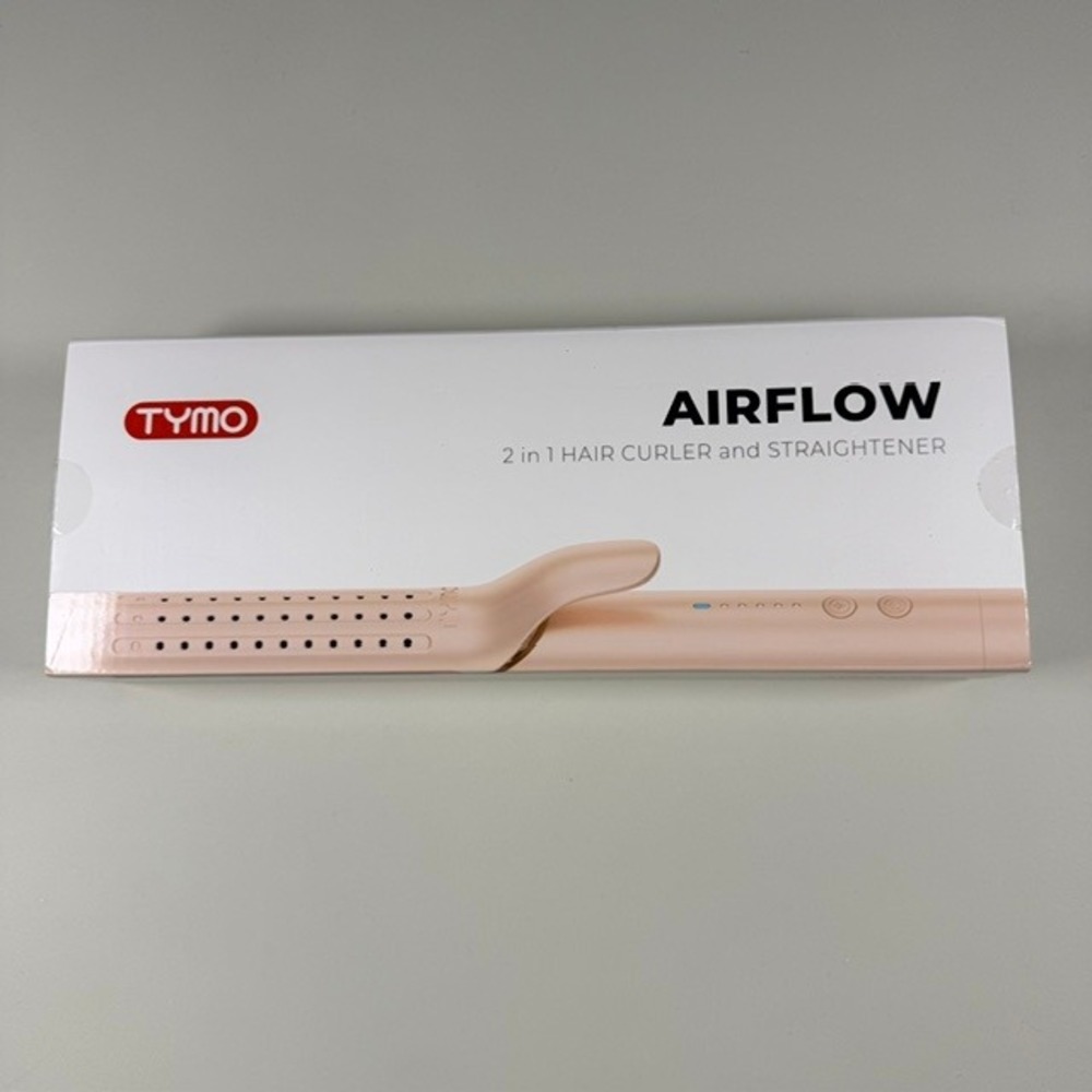 TYMO Airflow 2 in 1 Hair Curler and Straightener Rose Gold Professional Styler